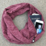 functional pocket scarf